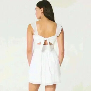 NWT Hollister Saidie  Chiffon Flutter sleeve mini dress XXL